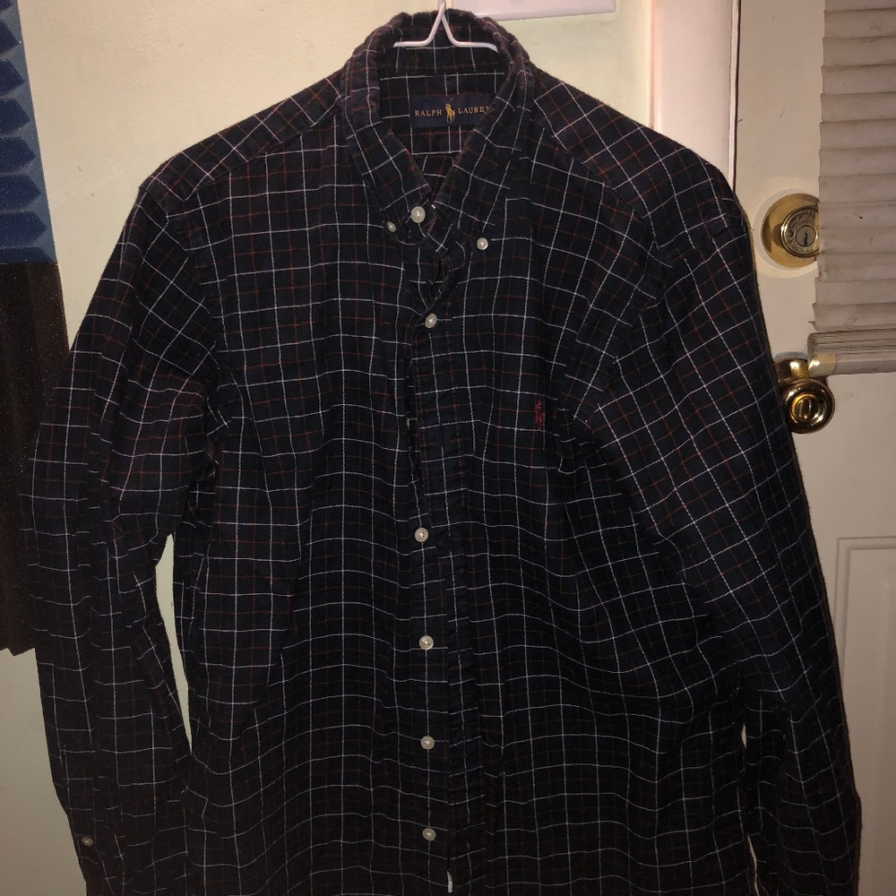 Polo Ralph Lauren Button Up Long Sleeve Shirt (M)